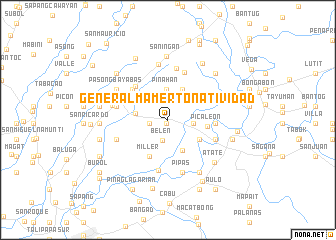 map of General Mamerto Natividad