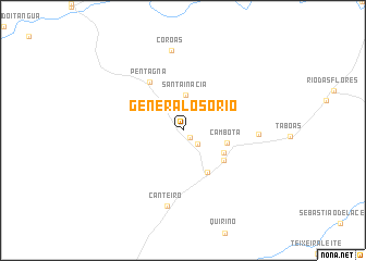map of General Osório
