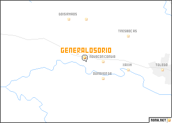 map of General Osório