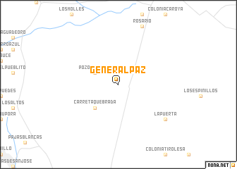 map of General Paz