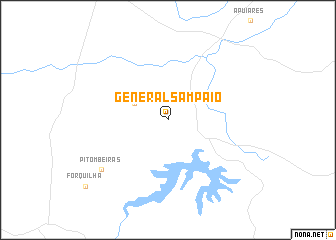 map of General Sampaio