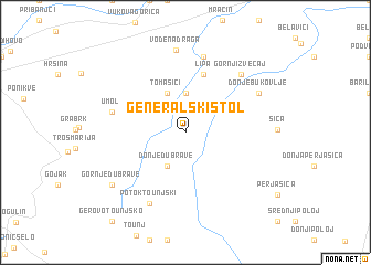 map of Generalski Stol