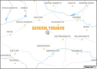 map of General-Toshevo
