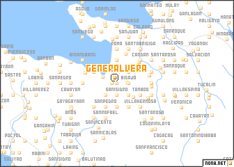 map of General Vera