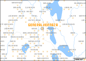 map of General Vernaza