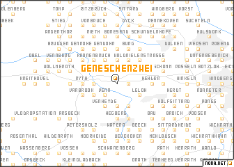 map of Geneschen Zwei