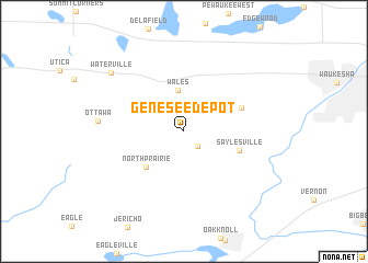 map of Genesee Depot