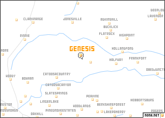 map of Genesis