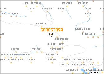 map of Genestosa