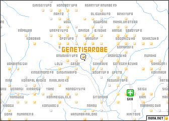 map of Genetisarobe