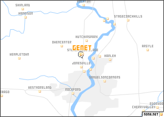 map of Genet