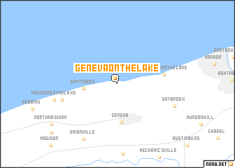 map of Geneva-on-the-Lake