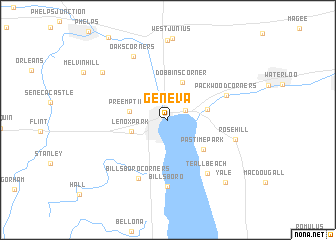 map of Geneva