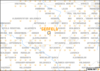 map of Genfeld