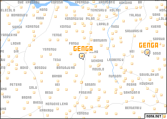 map of Genga