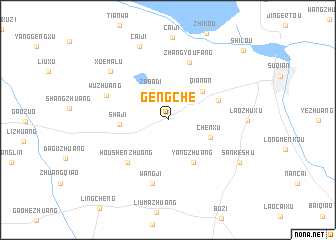 map of Gengche