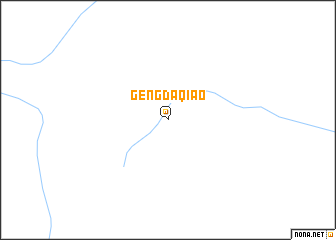 map of Gengdaqiao