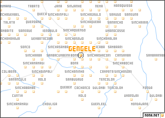 map of Gengêle