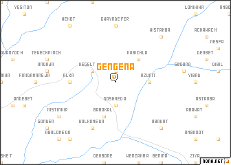 map of Gengena