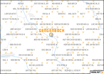 map of Gengenbach