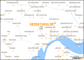 map of Genge Tukulor