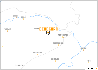 map of Gengguan