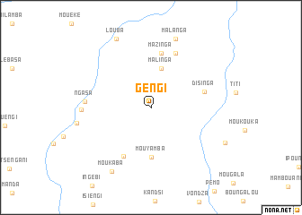 map of Gengi