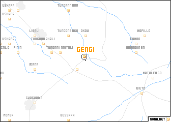 map of Gengi