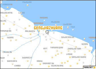 map of Gengjiazhuang