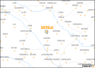 map of Gengji