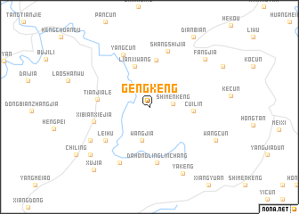 map of Gengkeng