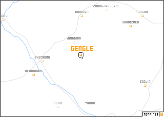 map of Gengle