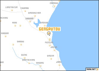 map of Gengputou