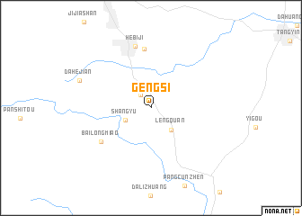 map of Gengsi