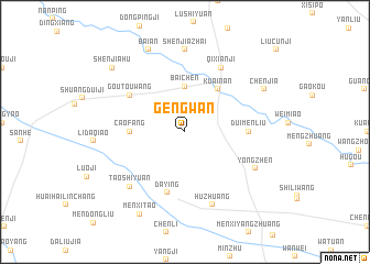 map of Gengwan