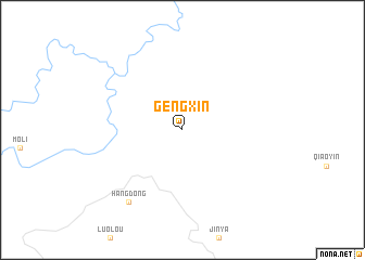 map of Gengxin