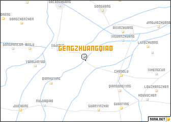 map of Gengzhuangqiao