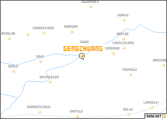 map of Gengzhuang