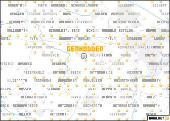 map of Genhodder