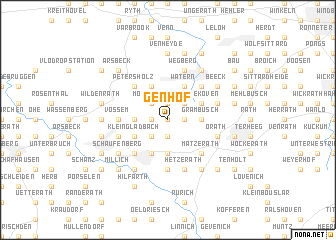 map of Genhof