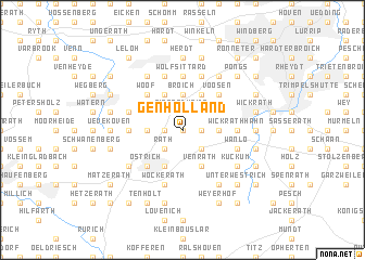 map of Genholland