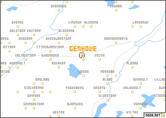 map of Genhöve
