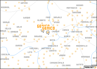 map of Genicó