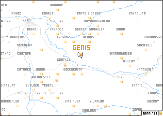 map of Geniş