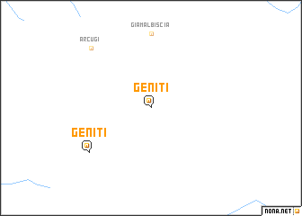 map of Geniti