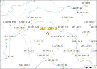 map of Genízaro