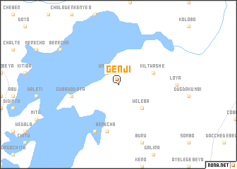 map of Genjī