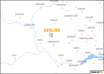 map of Genliao