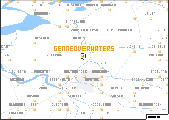 map of Genne-Overwaters