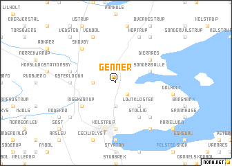 map of Genner